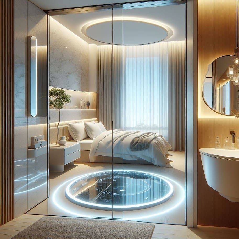 未来の浴室